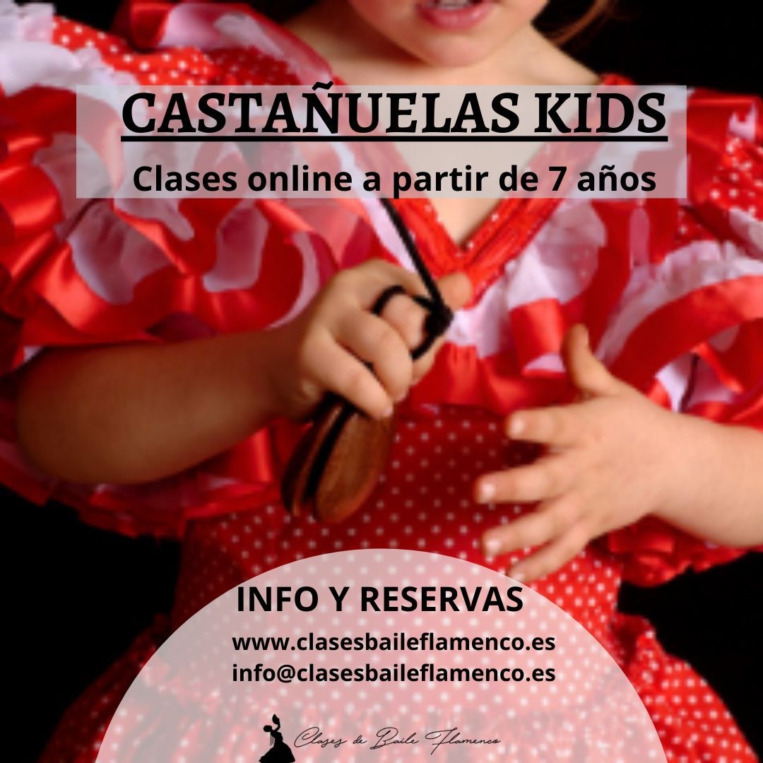 Clases de castañuelas para niños kids online clases baile flamenco madrid