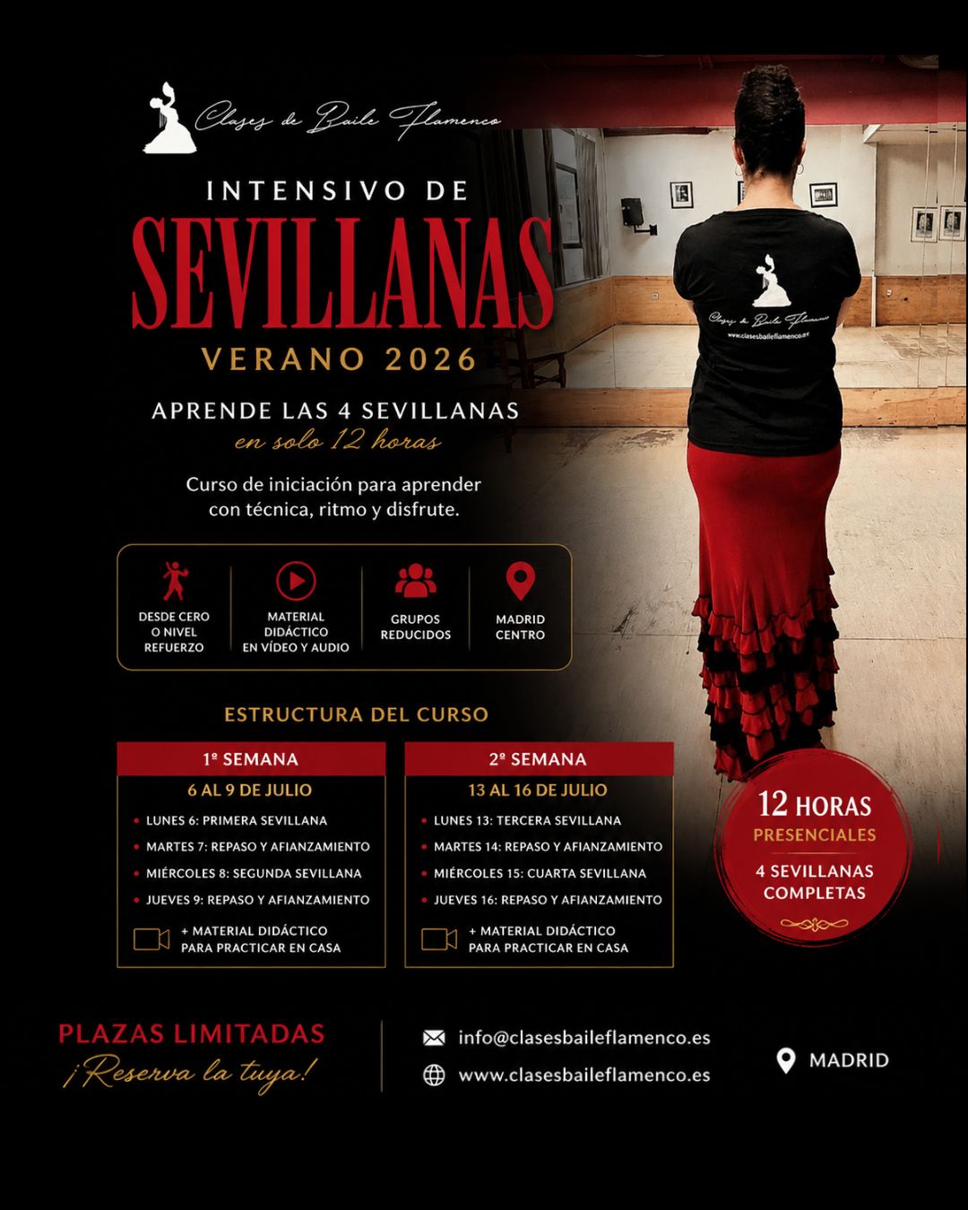 Intensivos de Sevillanas en Madrid